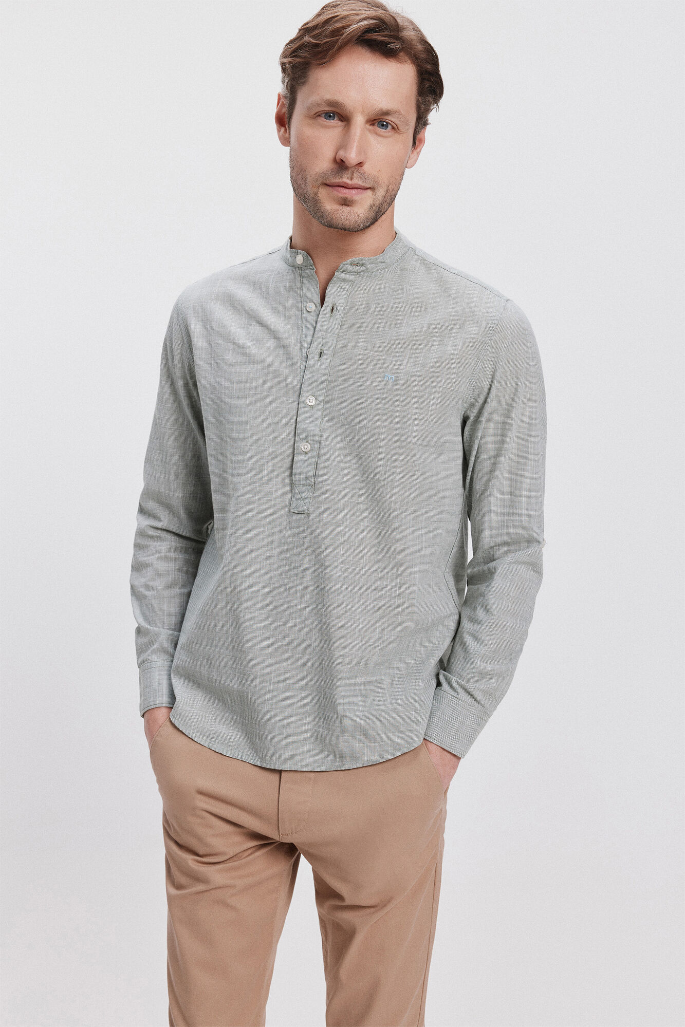 Milano Camisa Mao Polera Verde