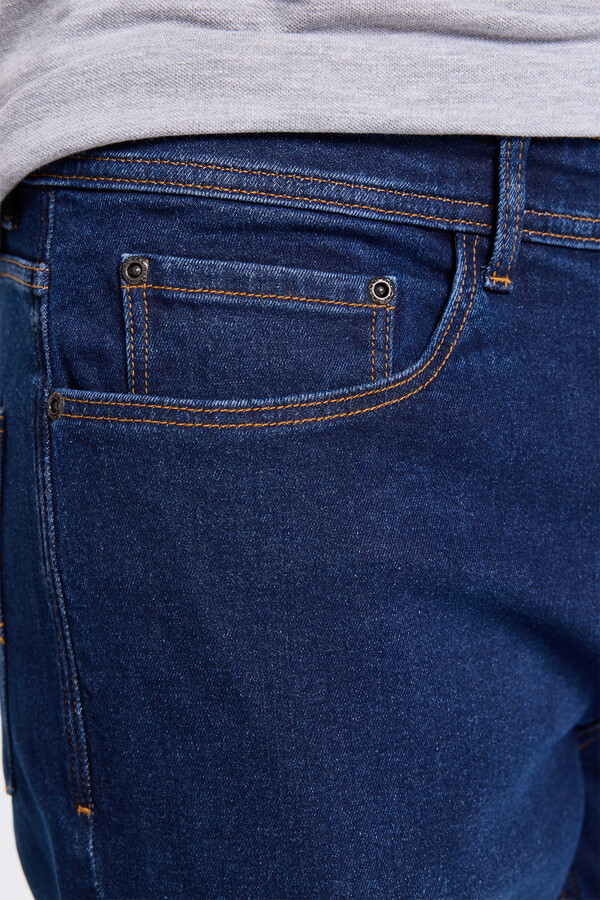 Milano Pantalón denim cómodo Azul Oscuro