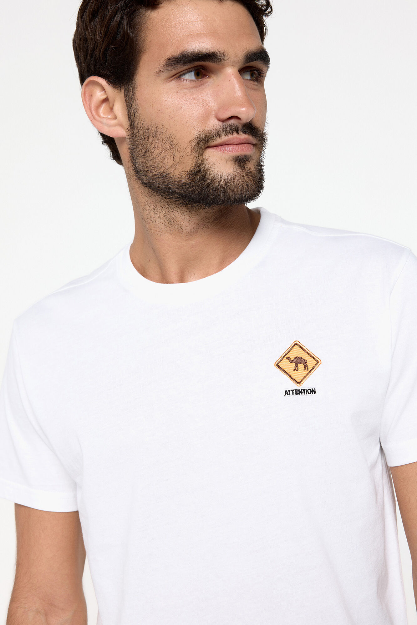 Milano Playera manga corta. 100% algod&oacute;n. Blanco