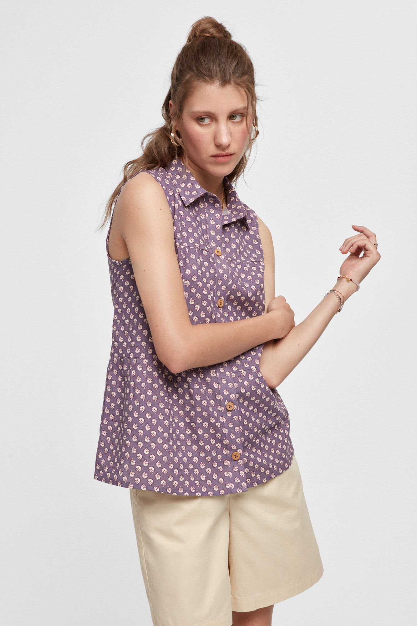 Milano Blusa camisera Verde