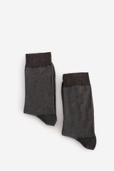 Milano Calcetines de espiga Gris