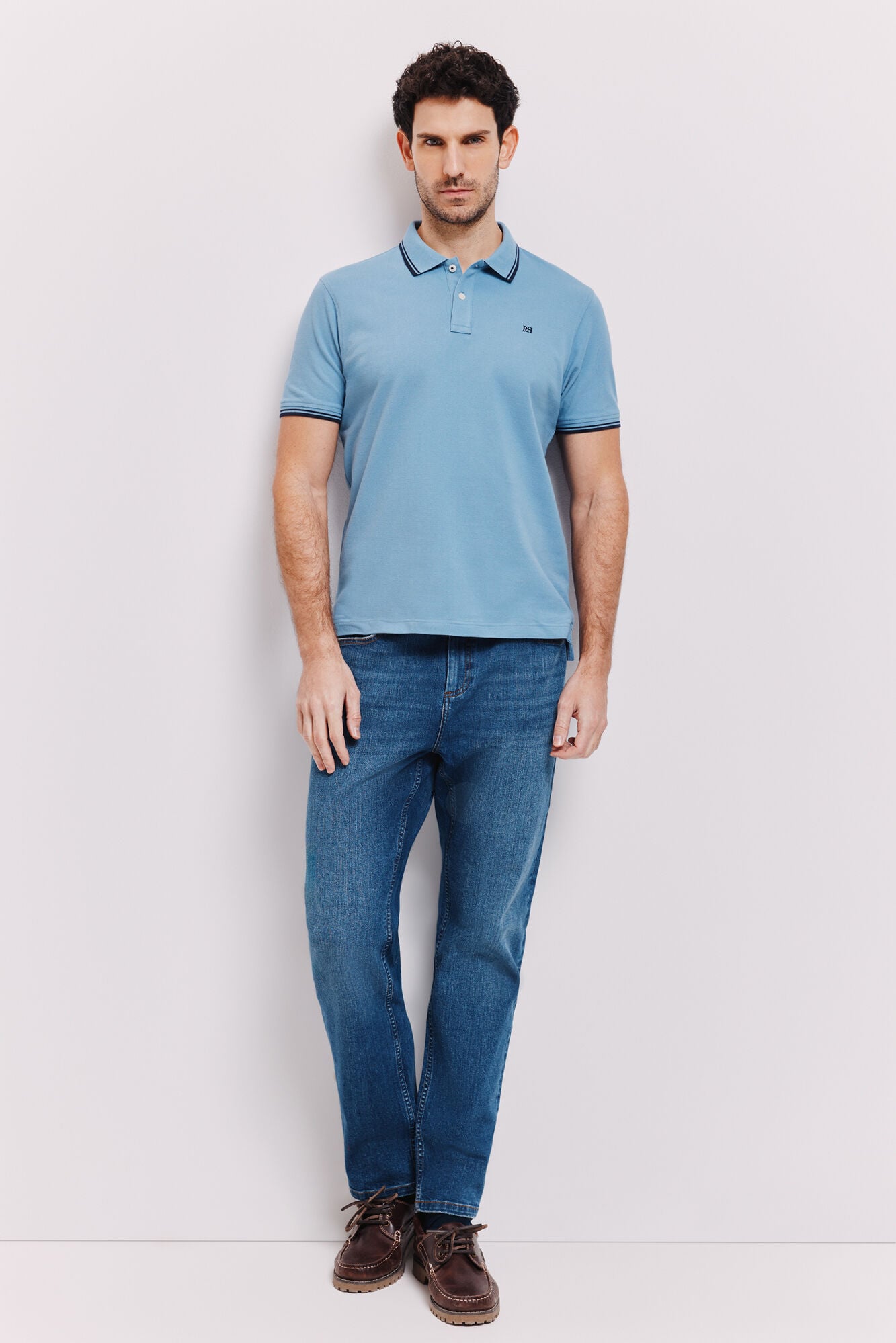 Pedro del Hierro Polo manga corta