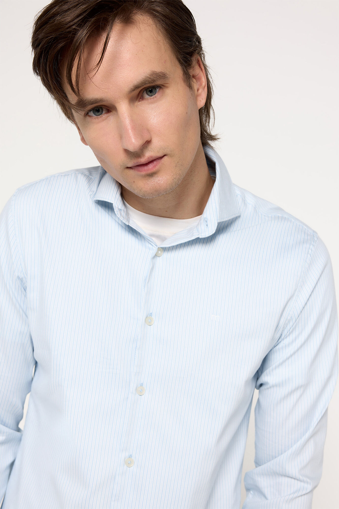 Milano Camisa Stretch Rayas