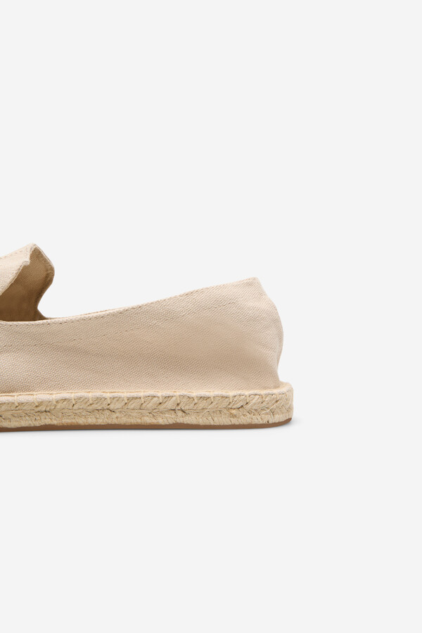 Milano Alpargatas Con Suela Esparto Beige