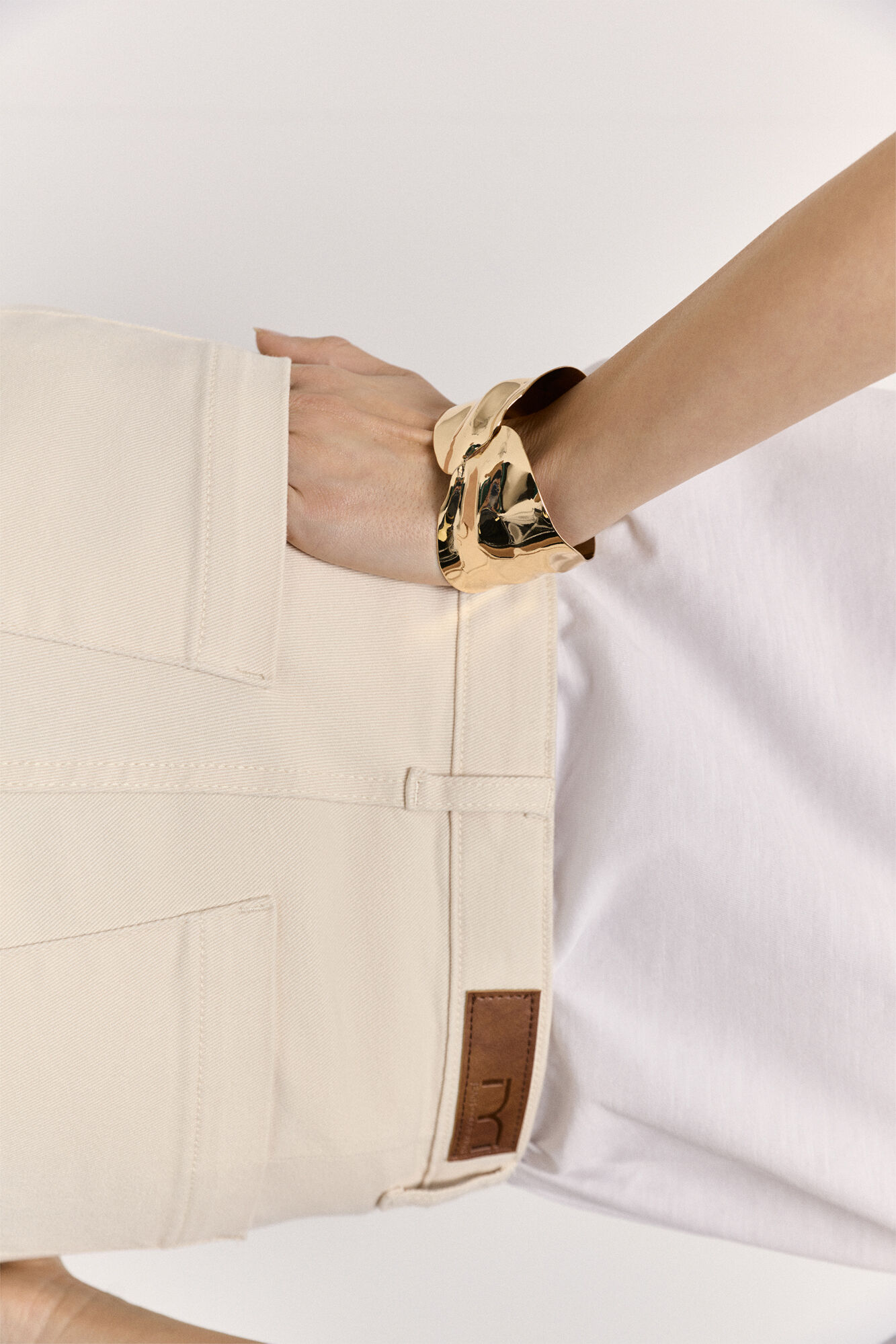 Milano Pantal&oacute;n ancho Beige