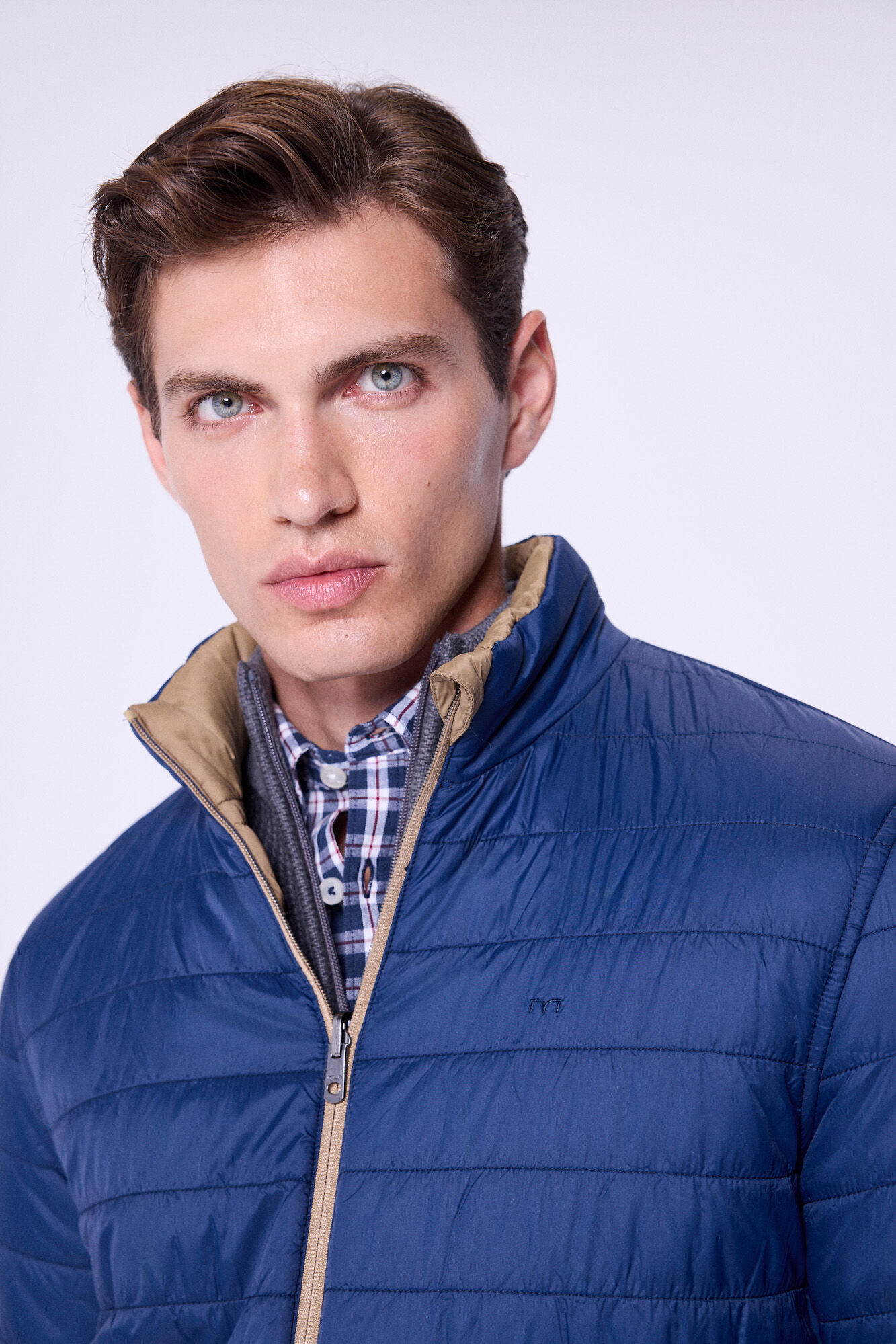 Milano Chamarra reversible ultraligera Beige/Camel