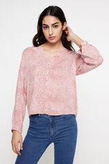 Milano Blusa estampada Naranja
