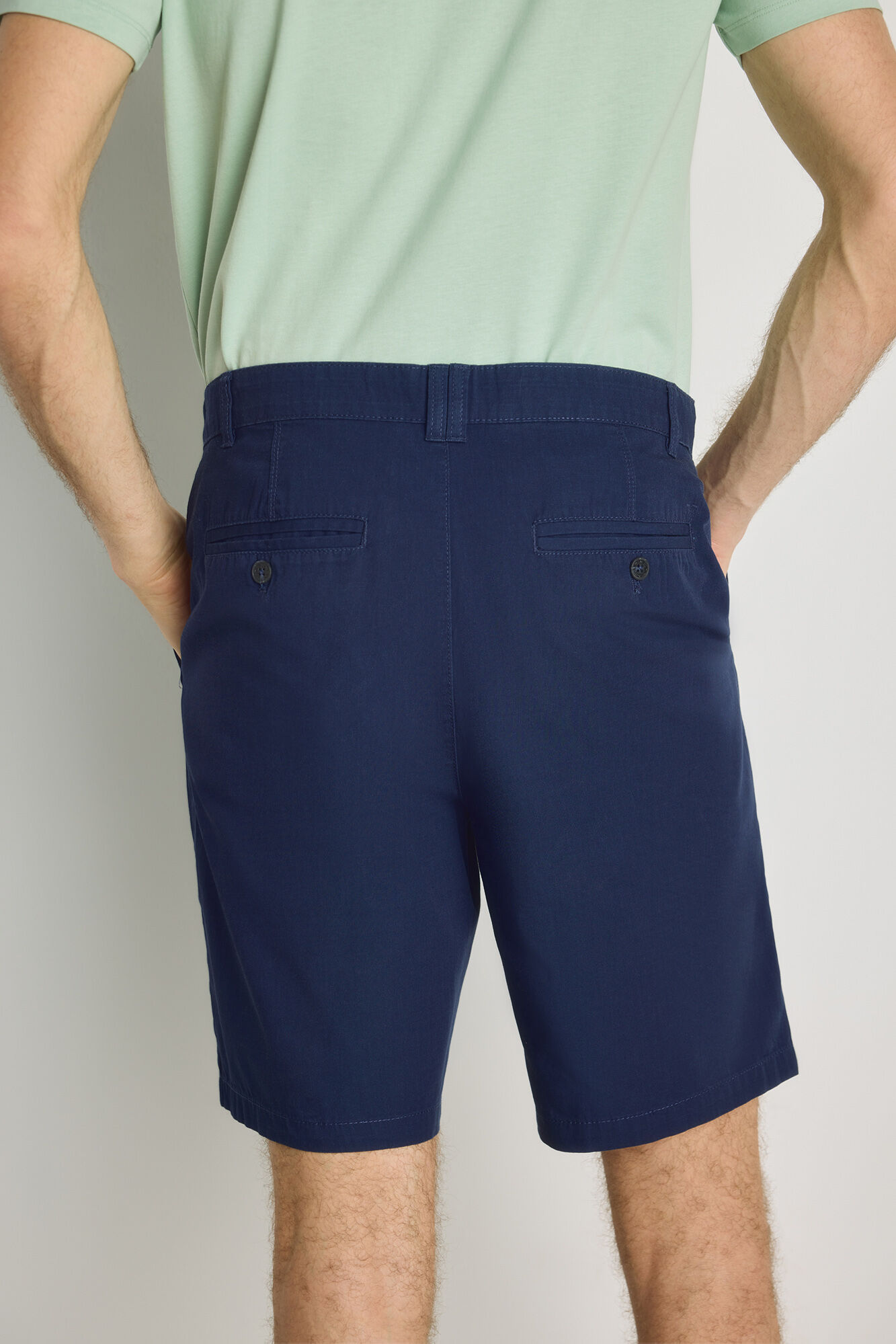 Milano Bermuda lisa Navy