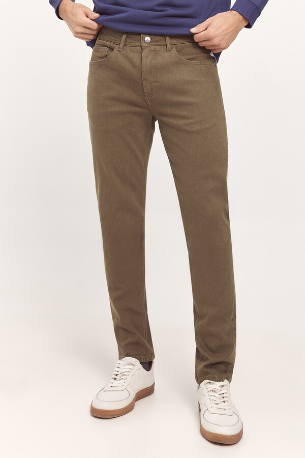 Milano Pantalón Slim 5 bolsillos Botella