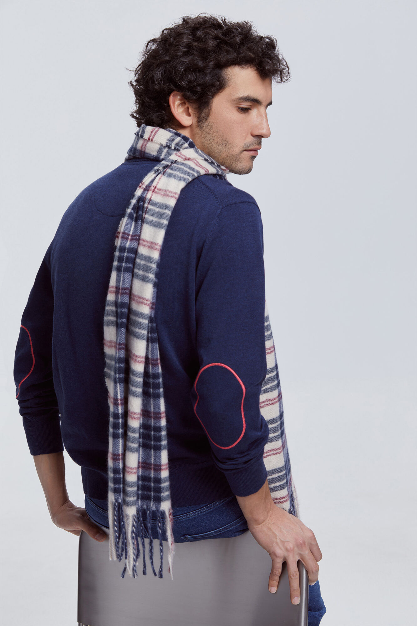 Milano Jersey Patch Cuello Caja Navy