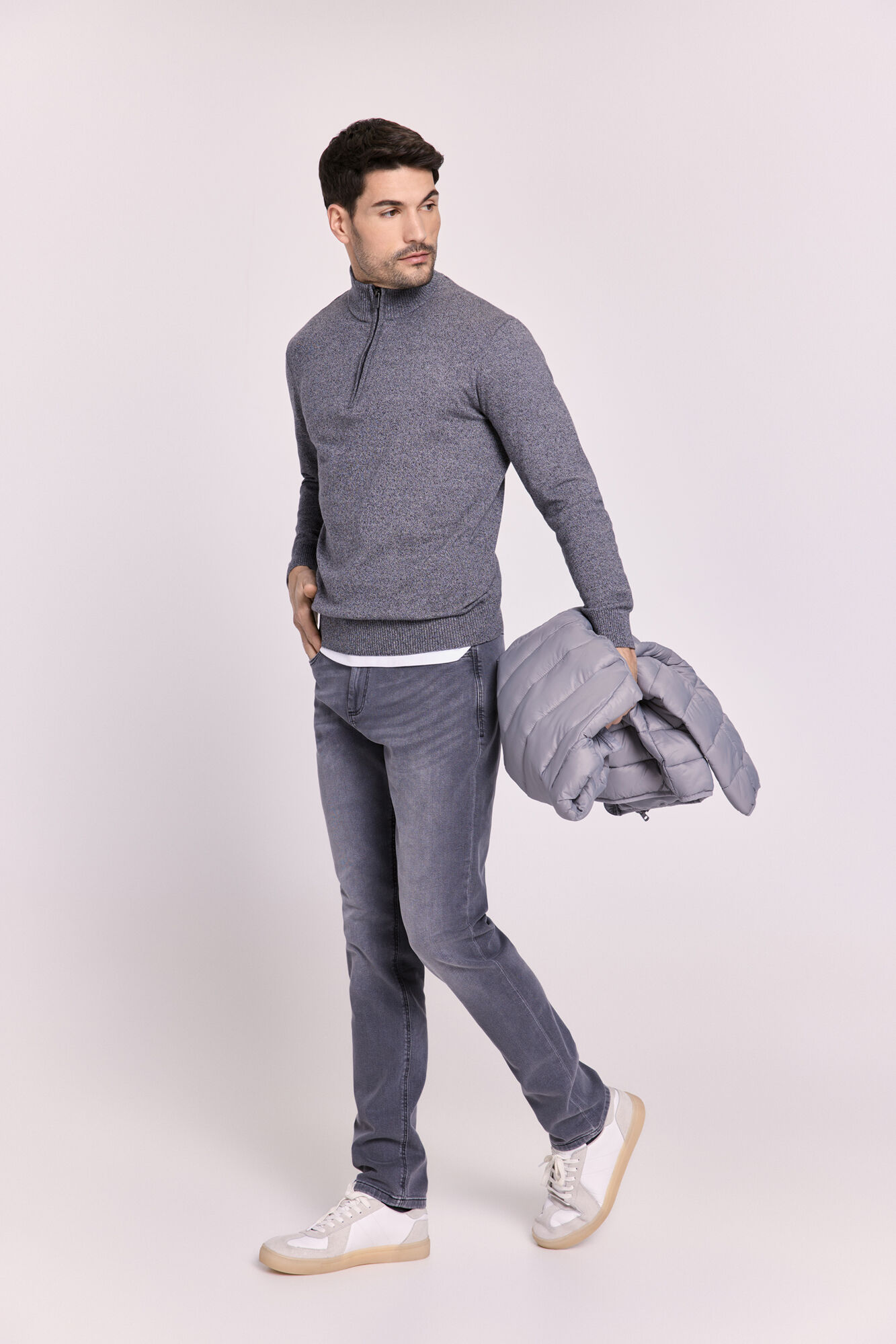 Milano Pantal&oacute;n slim fit de mezclilla