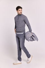 Milano Pantal&oacute;n slim fit de mezclilla Gris