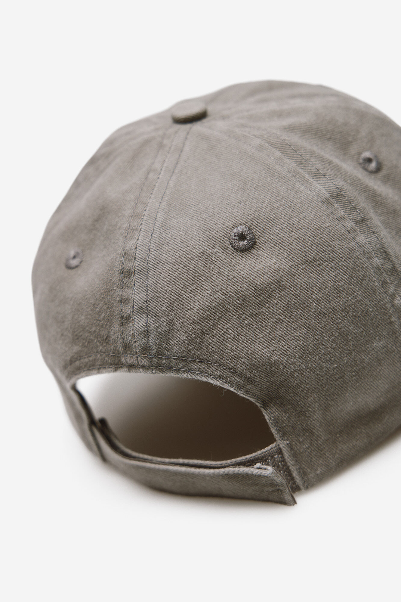 Milano Gorra de visera textil Gris