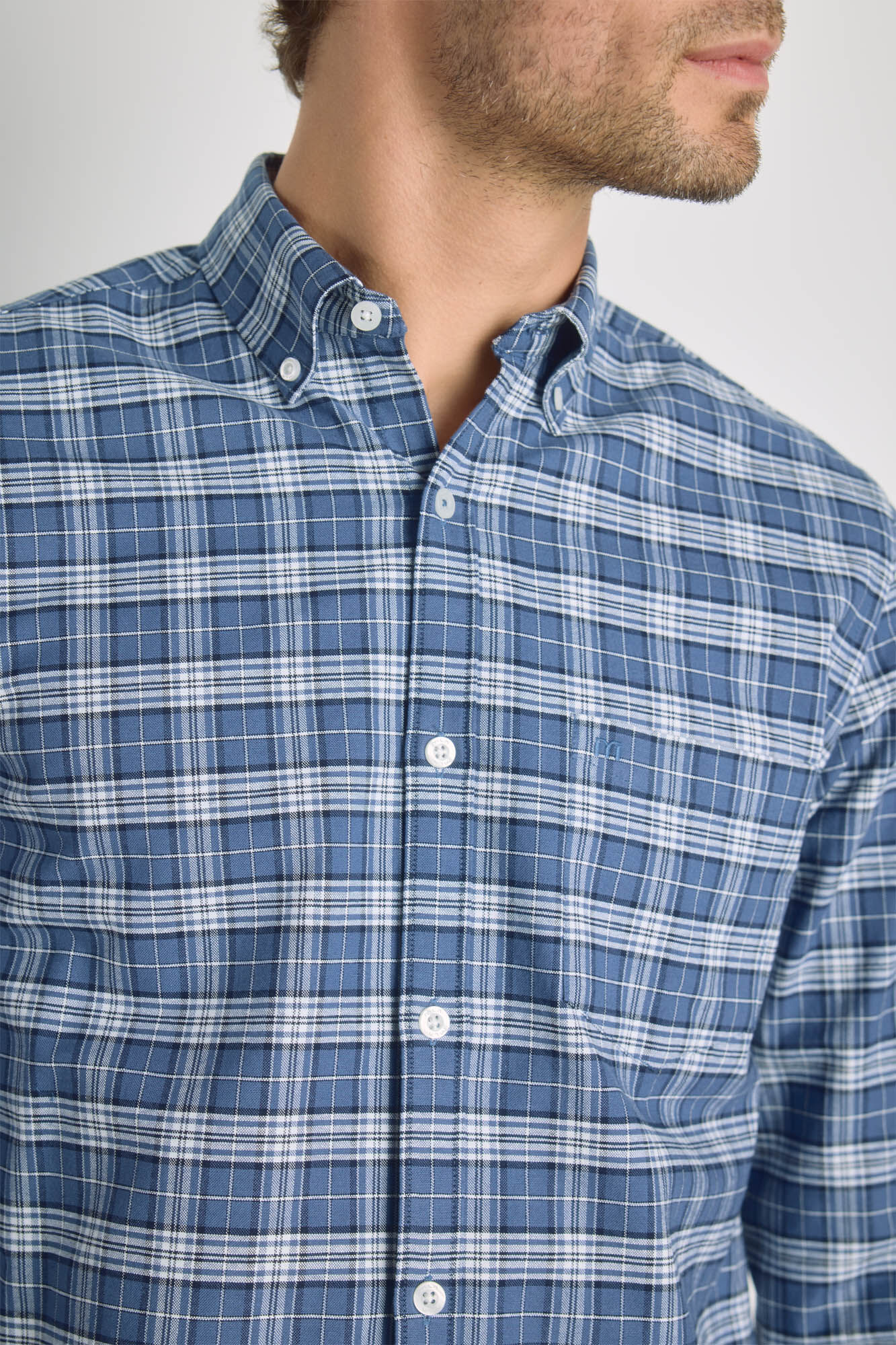 Milano Camisa de cuadros manga larga