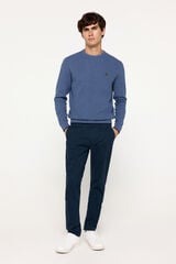 Fifty Outlet Pantalón chino print Azul
