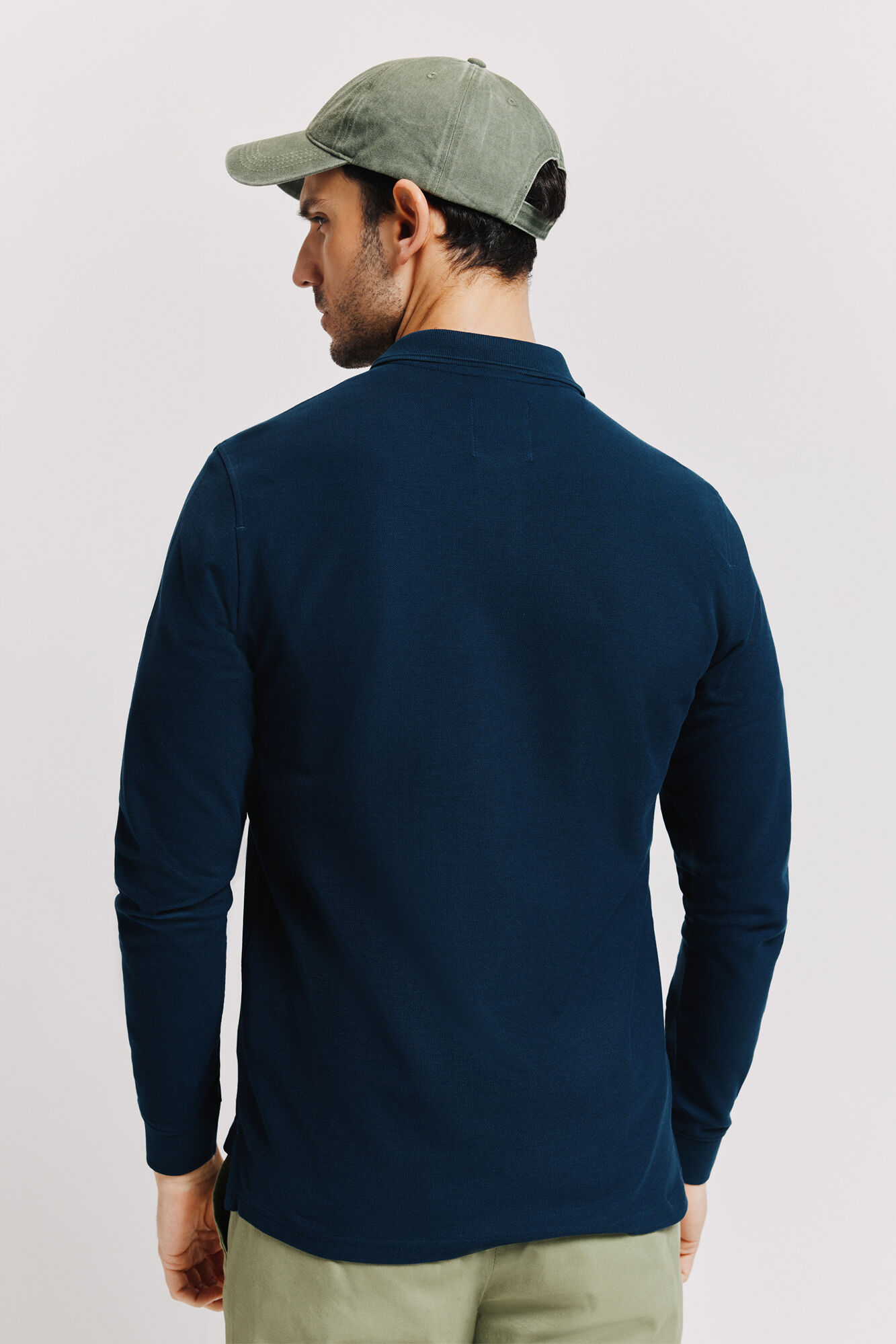 Milano Polo manga larga Navy