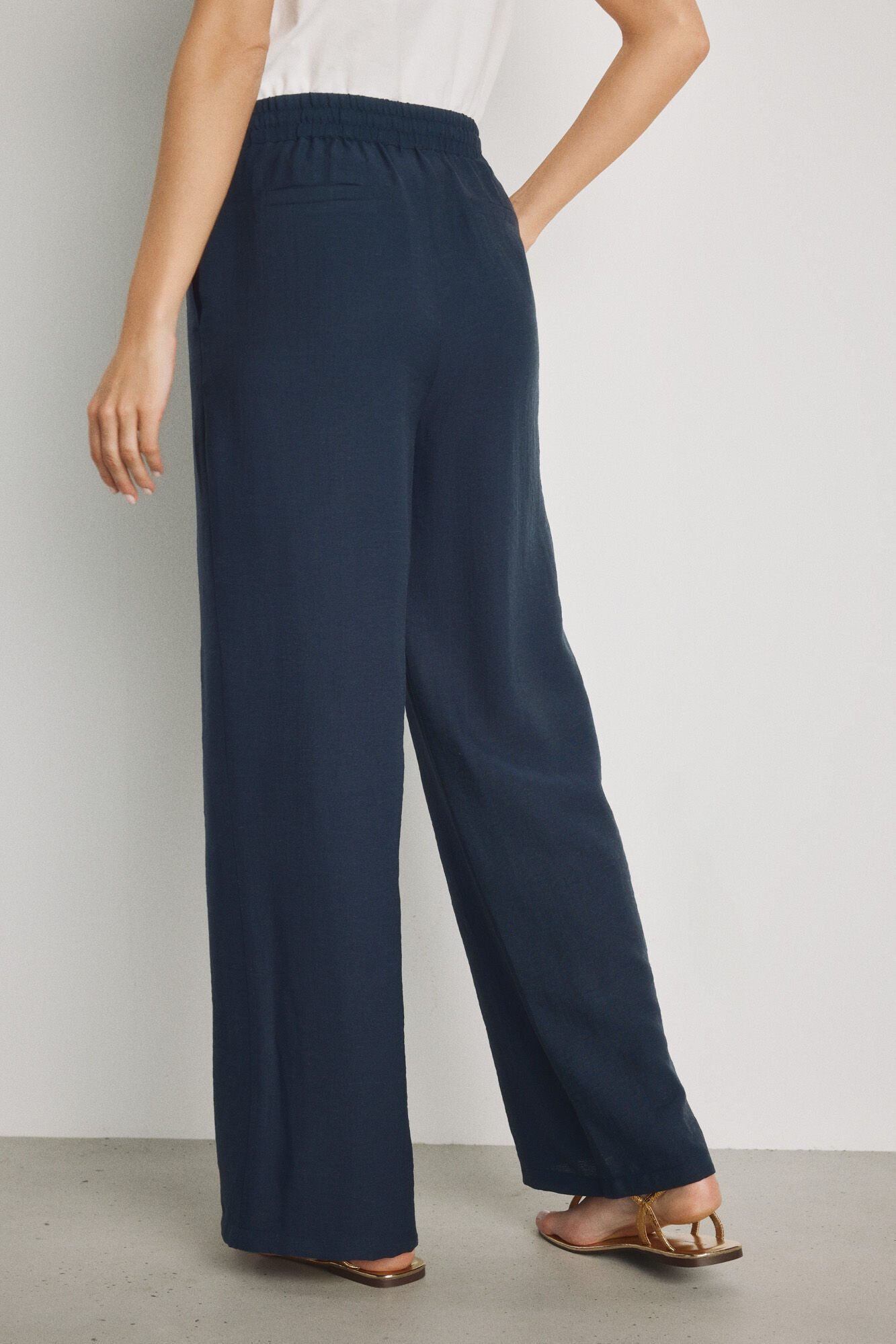 Milano Pantal&oacute;n ancho Navy