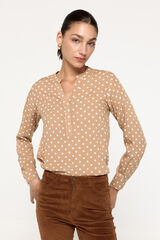 Fifty Outlet Blusa fluida Tostado