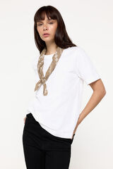 Fifty Outlet Playera básica algodón BCI Blanco