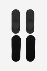 Fifty Outlet Pack dos protectopies básicos Negro