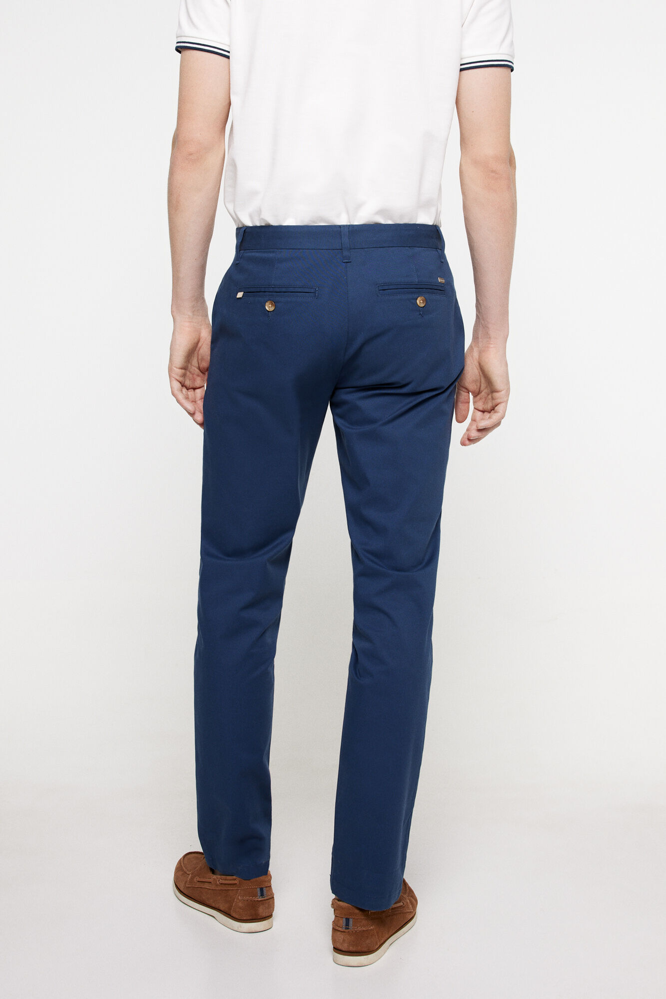 Milano Chino liso vestir. Navy