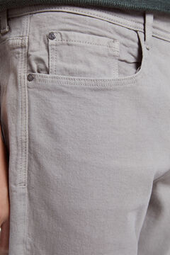 Fifty Outlet Pantalón Slim 5 Bolsillos Gris