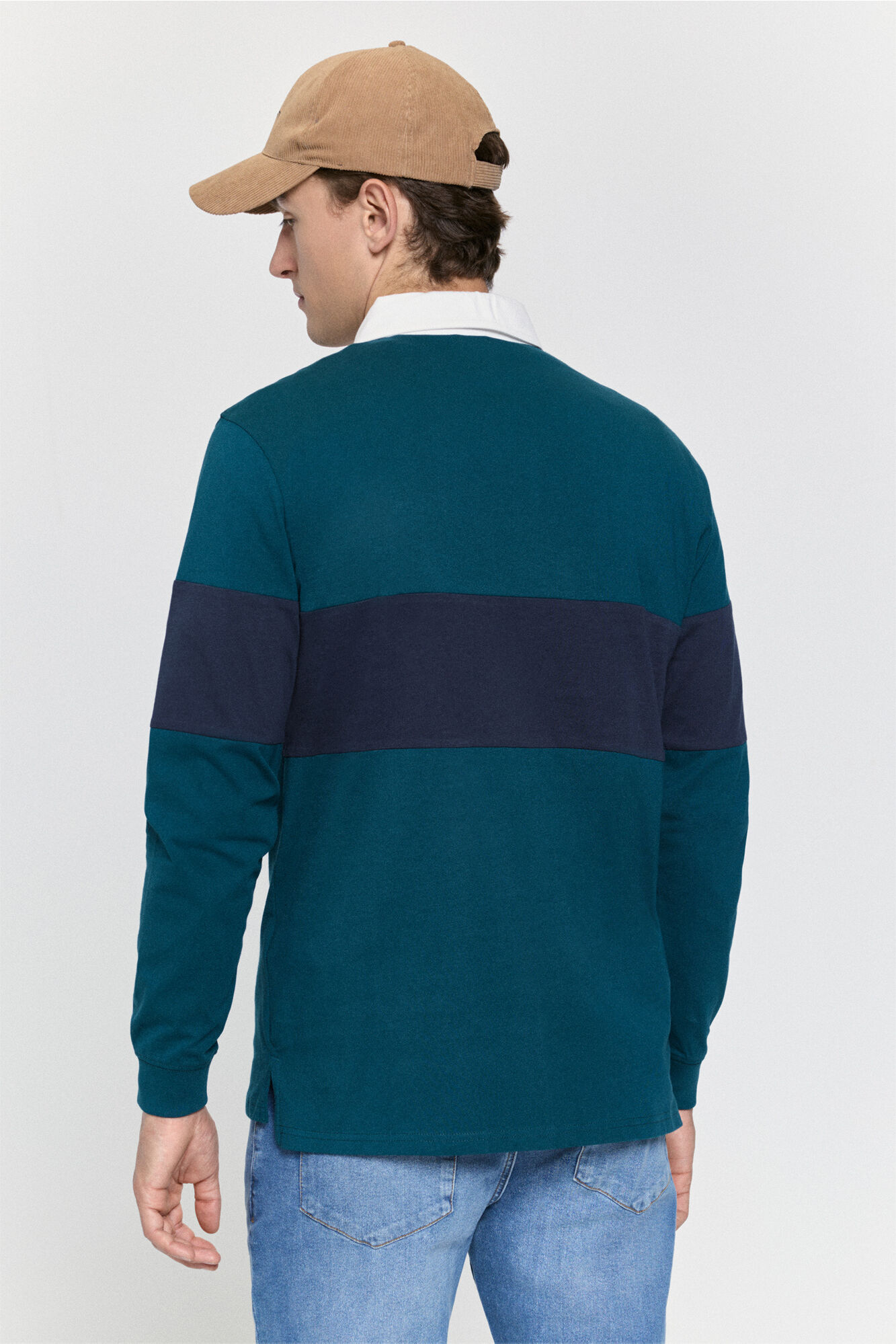 Milano Polo estilo rugby  Verde