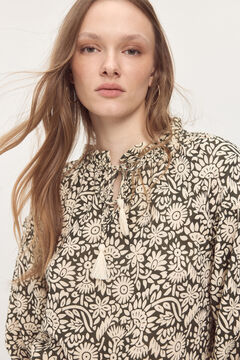 Fifty Outlet Blusa manga abullonada. Verde