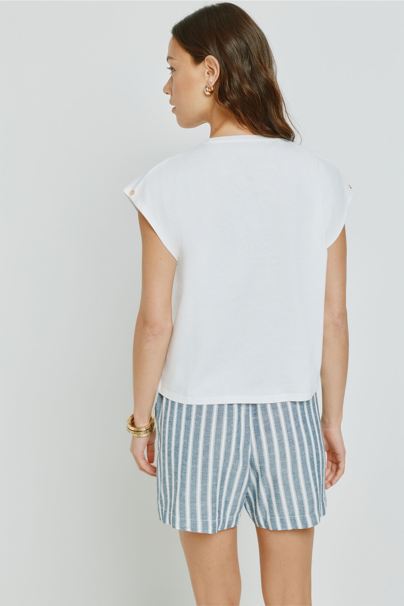 Milano Playera estampada de manga corta Blanco