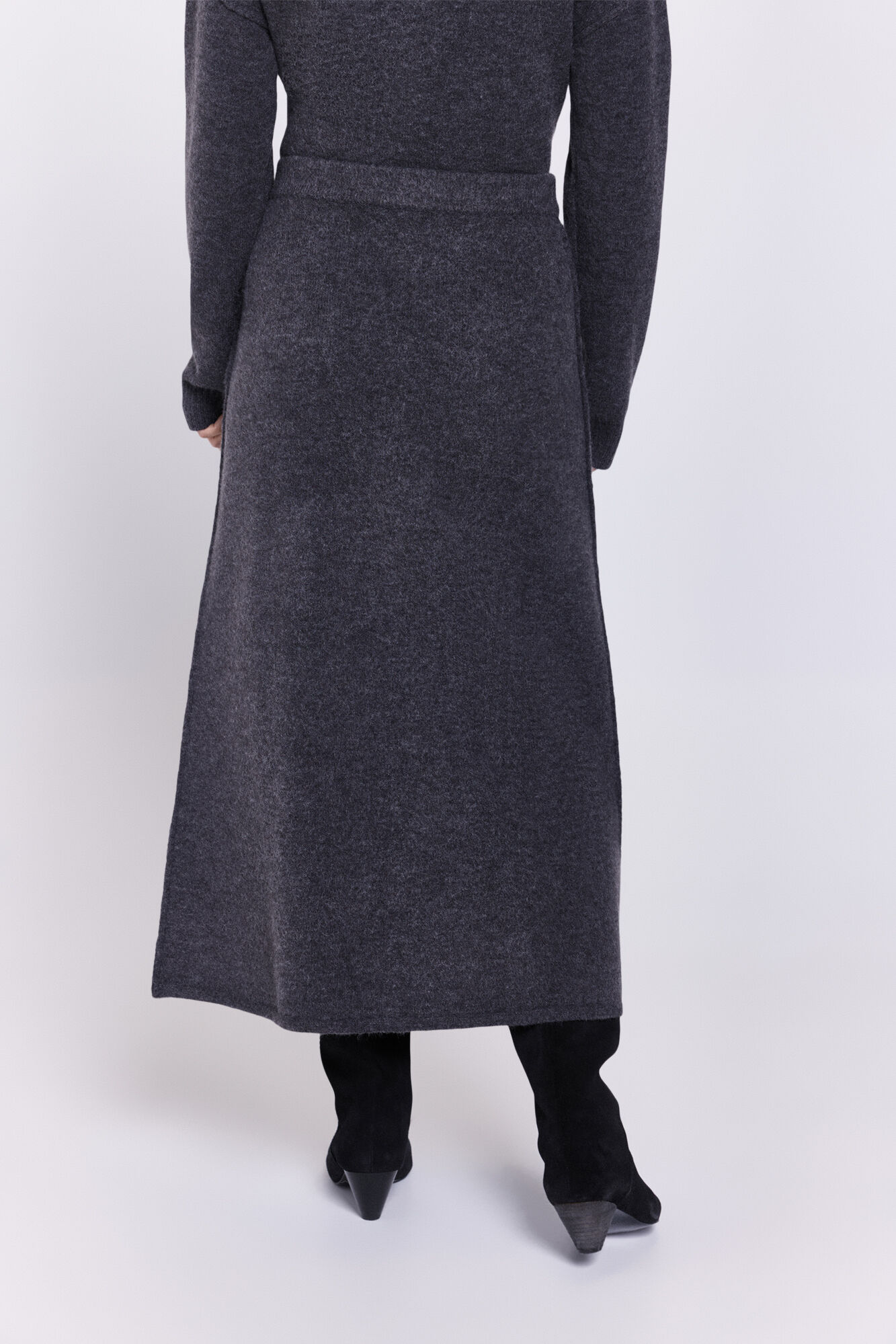 Milano Falda midi de tejido falda