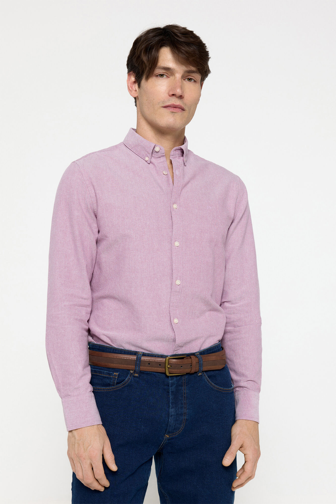 Milano Camisa Oxford Lisa Morado/Lila