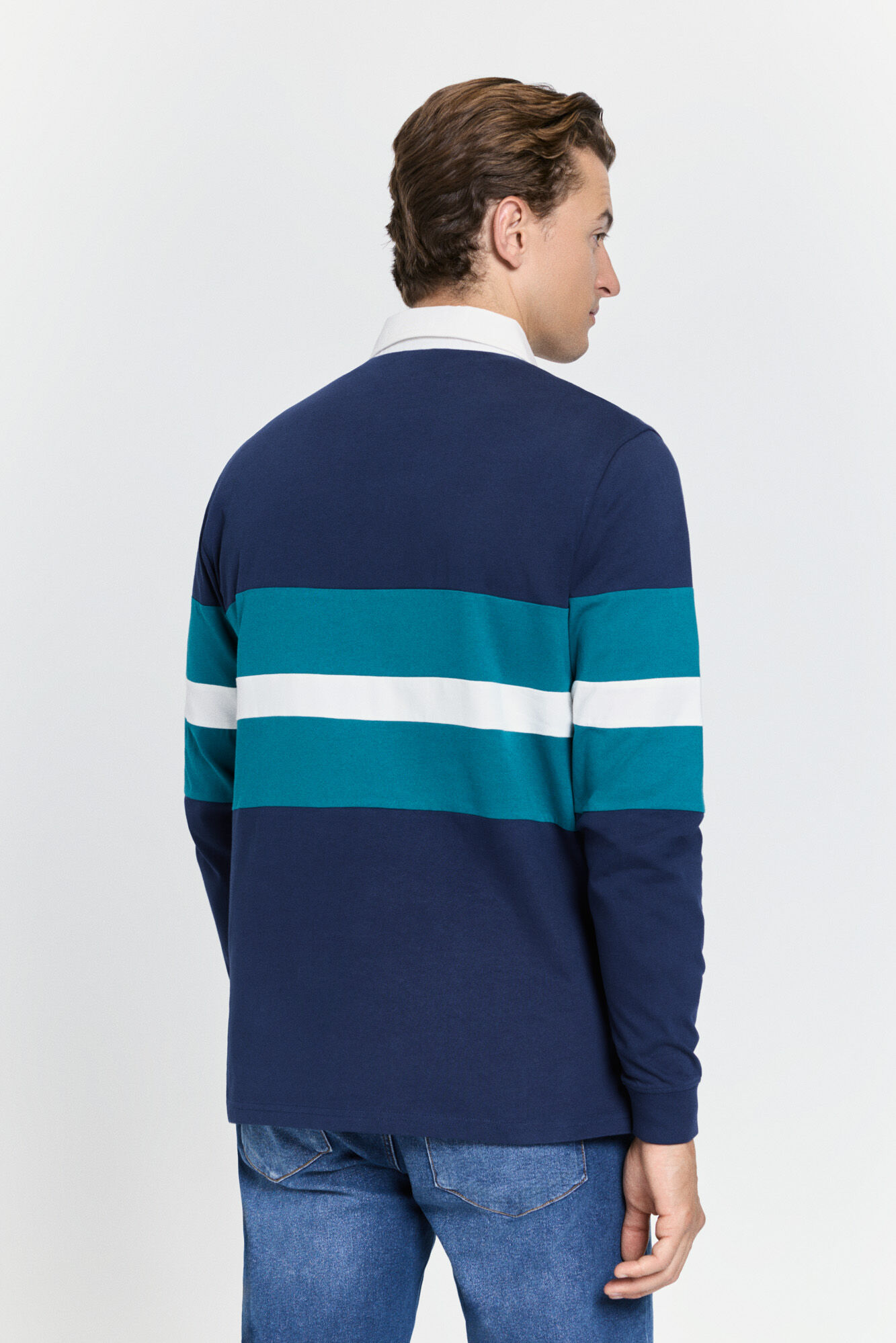 Milano Polo estilo rugby  Navy