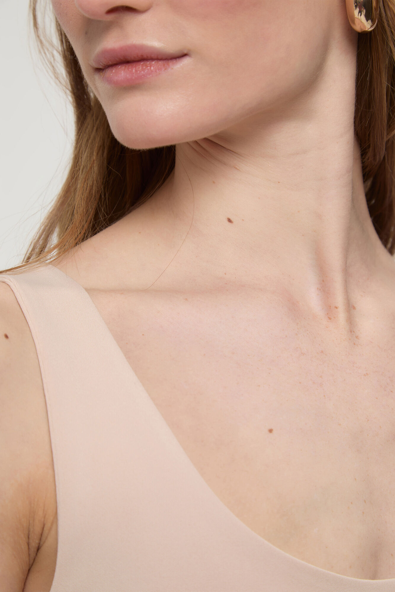 Milano Camiseta el&aacute;stica tirante ancho Rosa