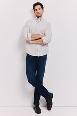 Milano Camisa manga larga a rayas Azul