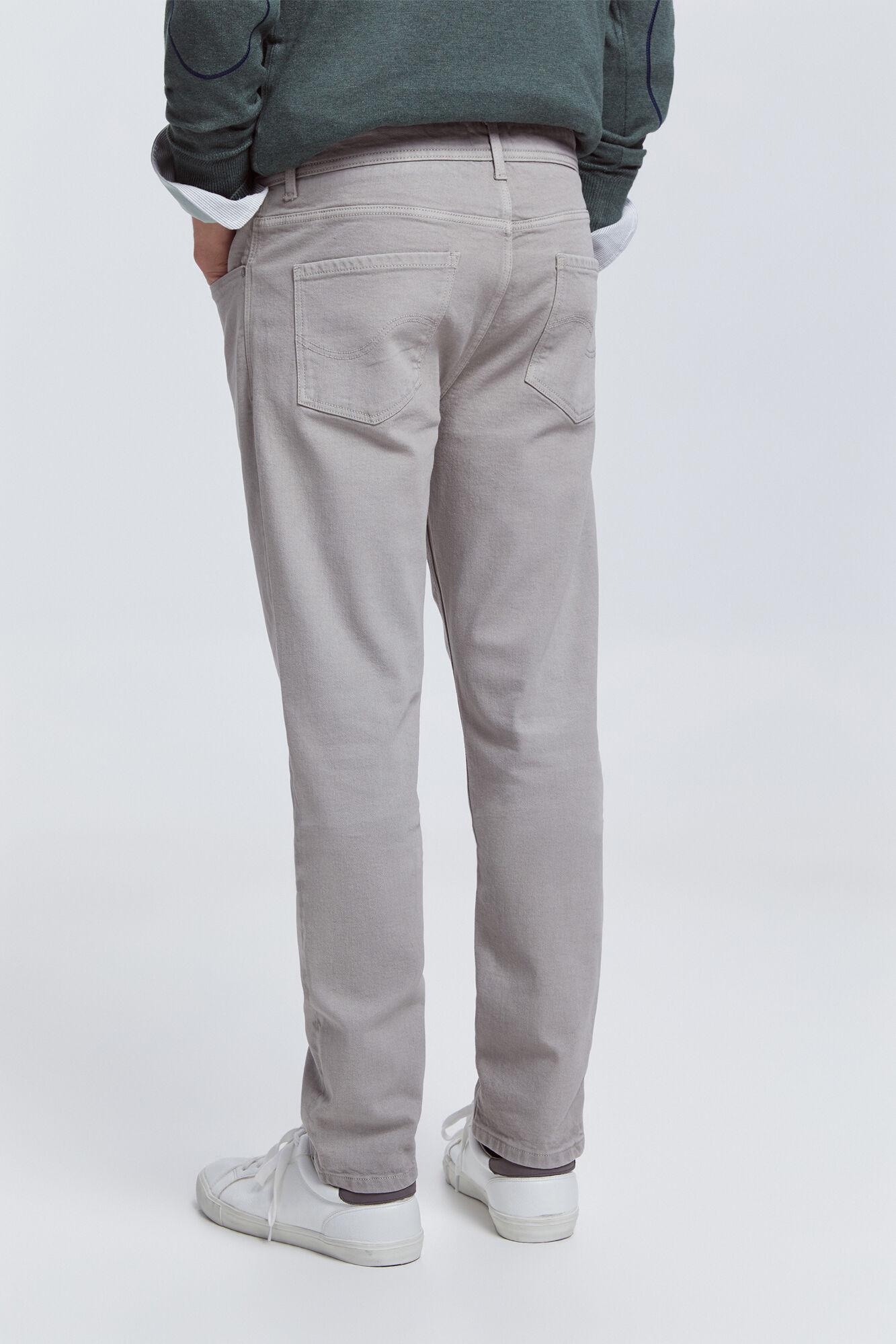 Milano Pantal&oacute;n Slim 5 Bolsillos Gris