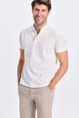 Milano Polo Mao Oxford Marfil