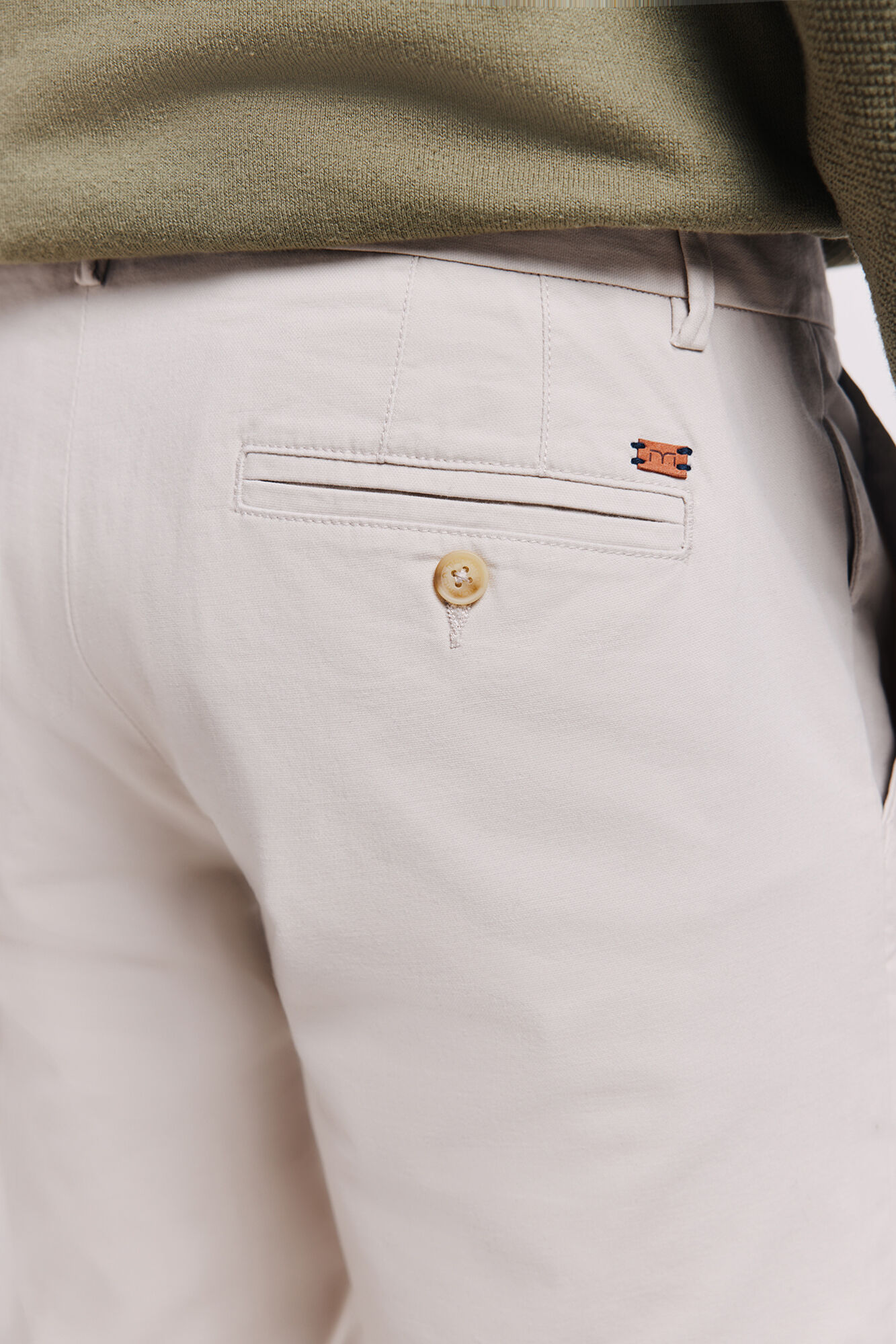 Milano Pantal&oacute;n chino slim fit Beige