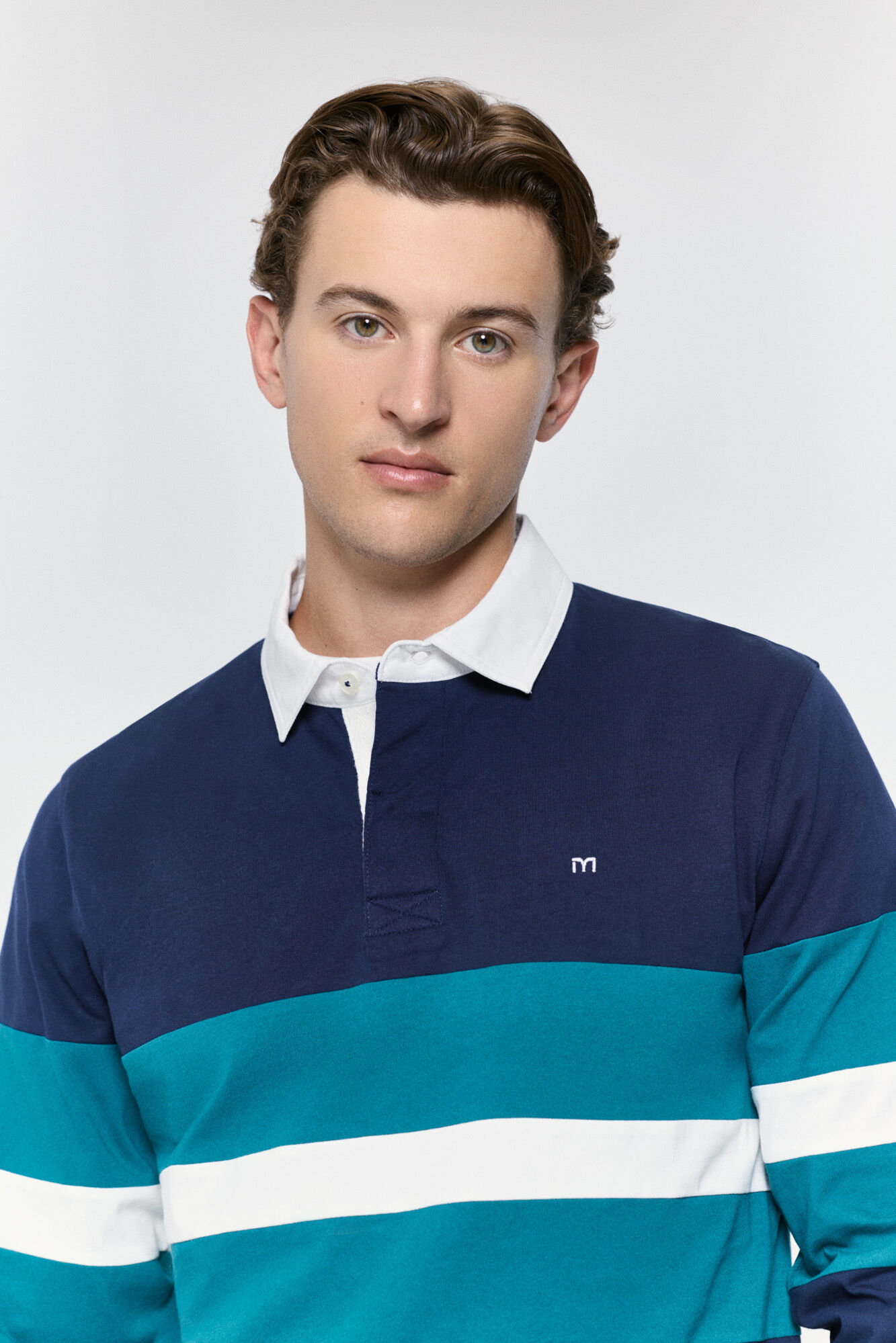Milano Polo estilo rugby  Navy