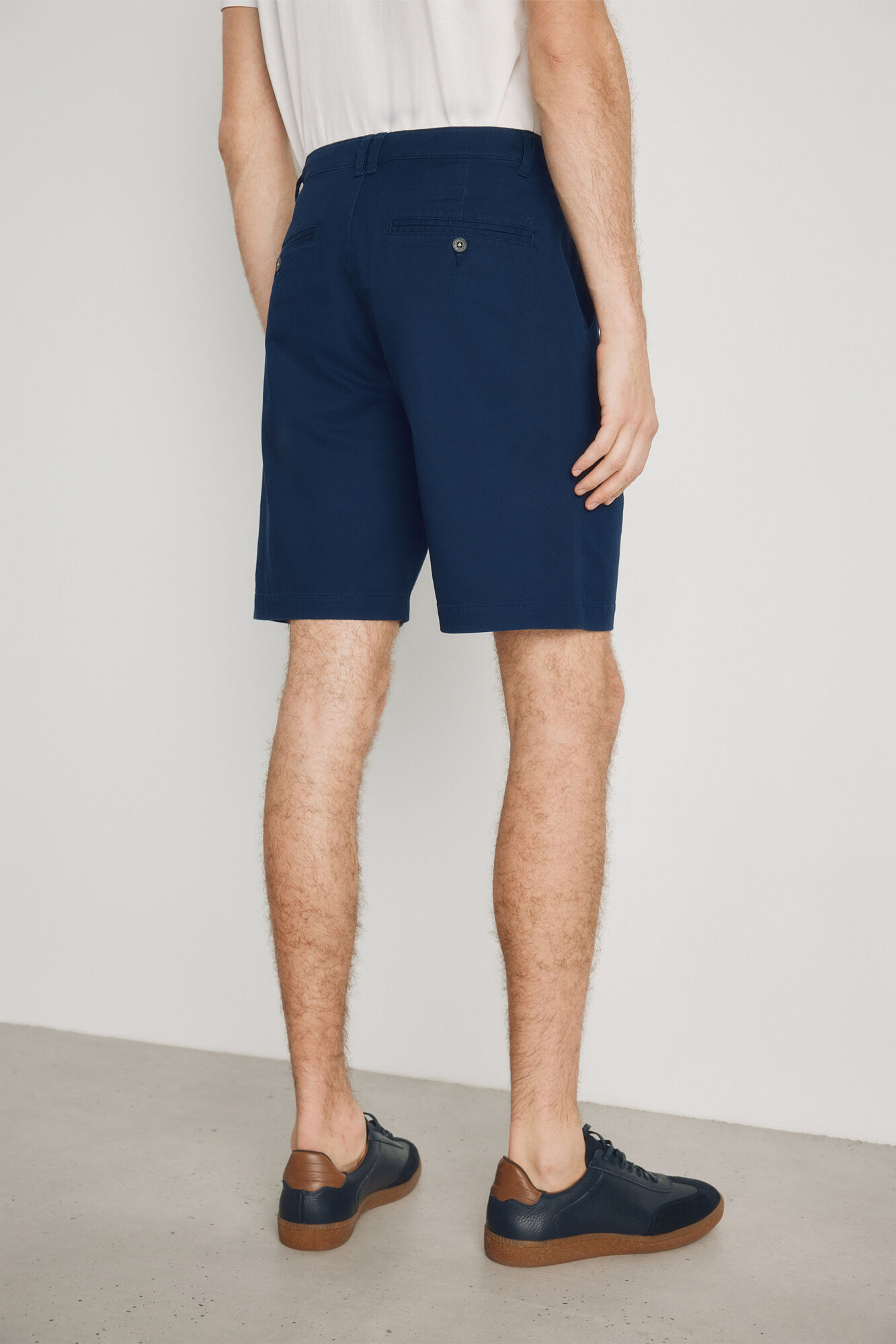 Milano Bermuda lisa Navy