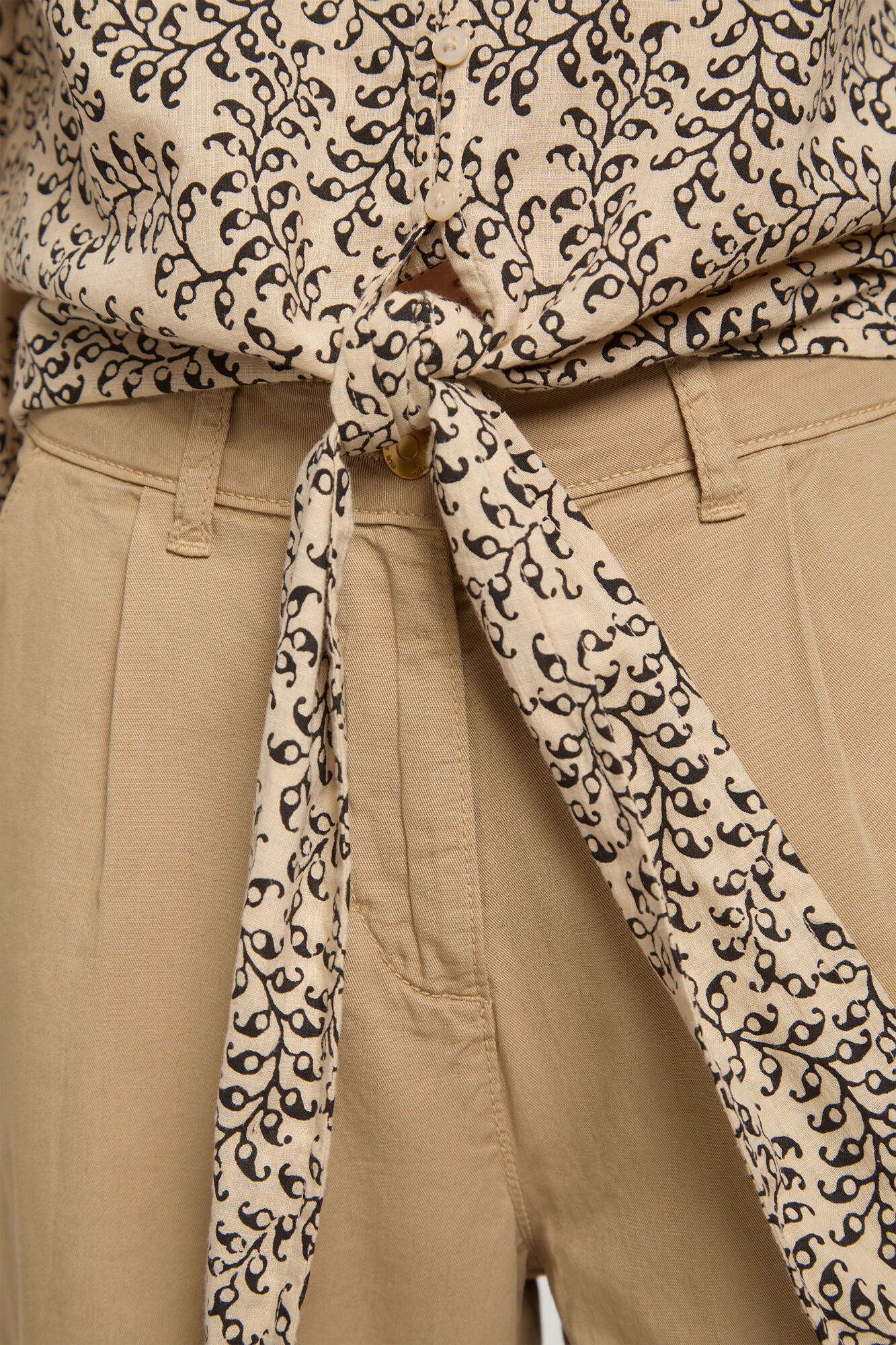 Milano Blusa nudo Estampado