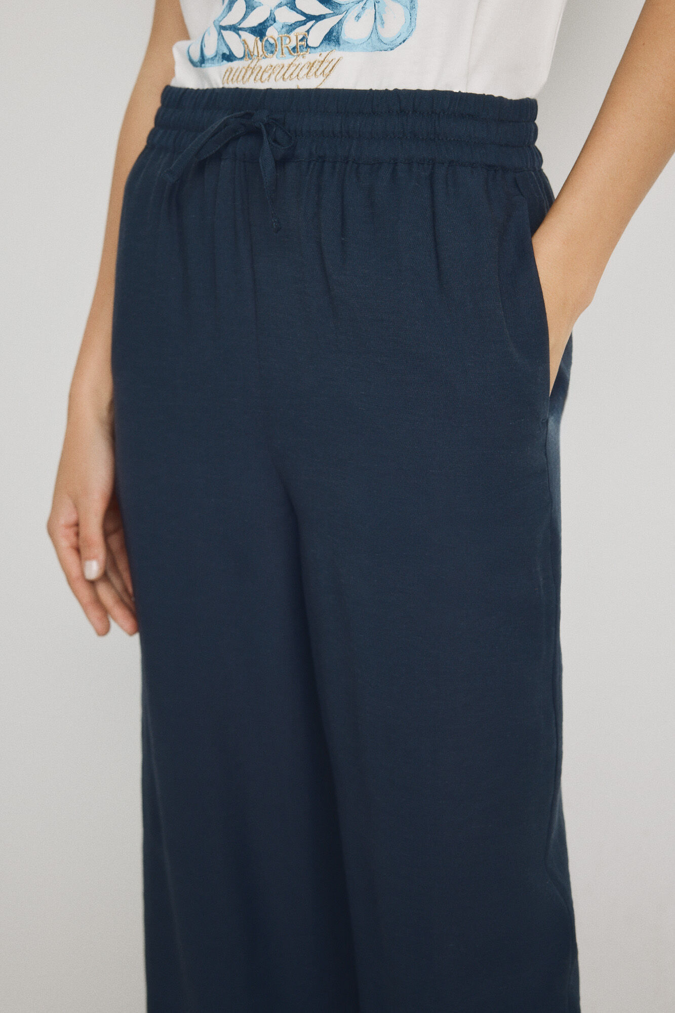 Milano Pantal&oacute;n ancho Navy