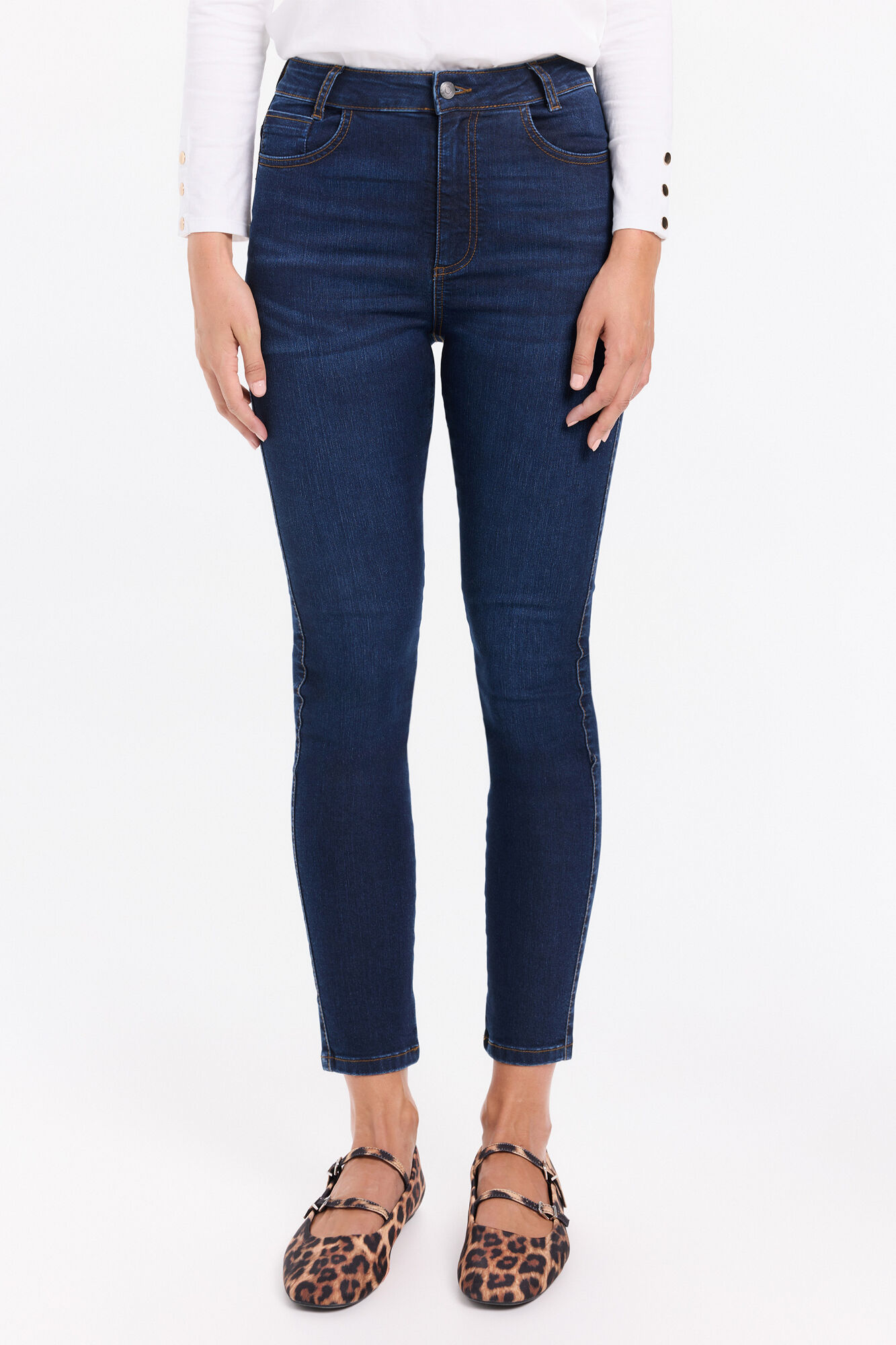 Milano Jeans push-up de tiro medio