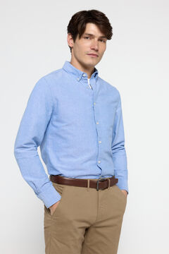 Fifty Outlet Camisa Oxford Lisa Azul