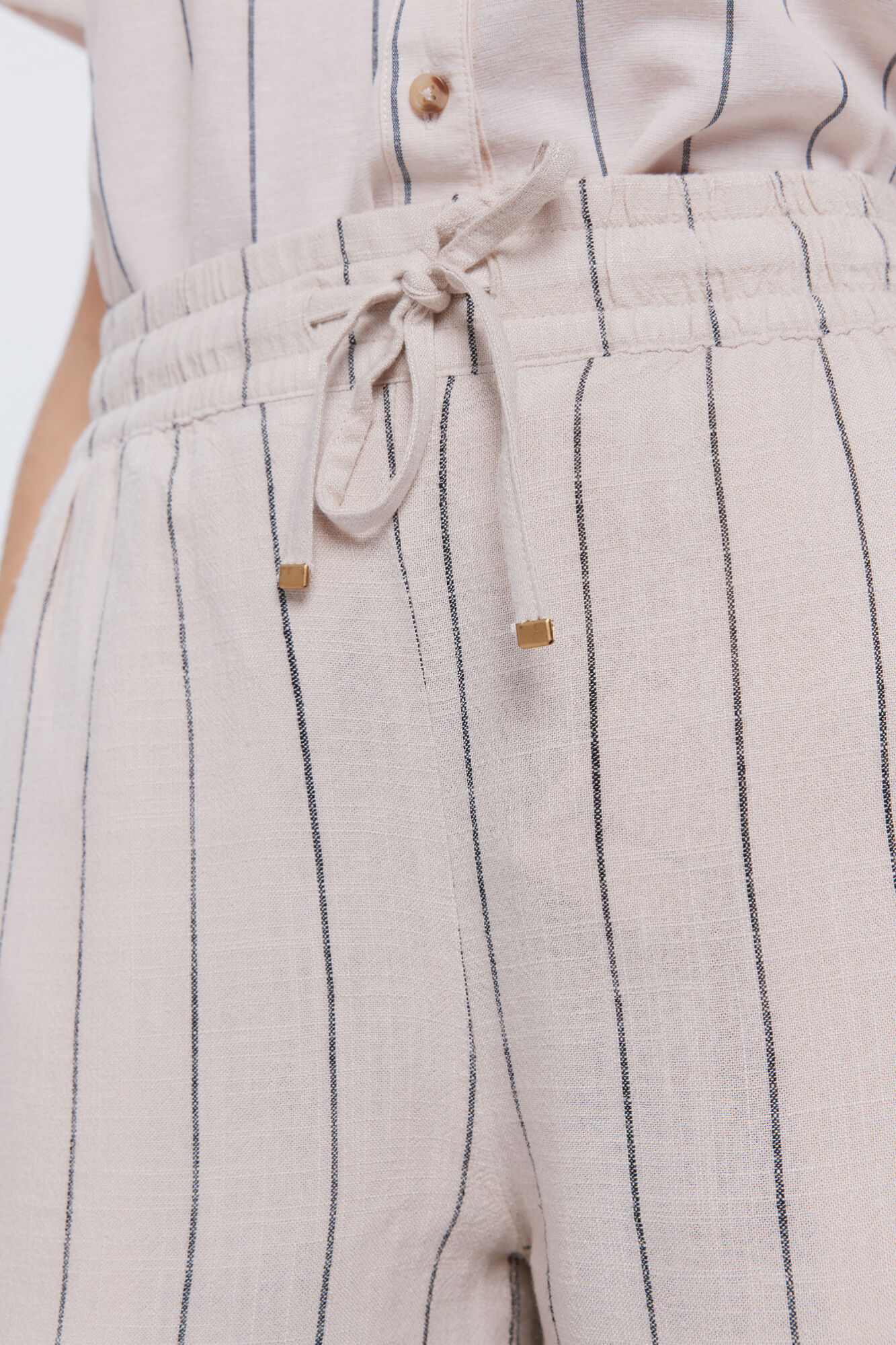 Milano Bermuda lino Tostado