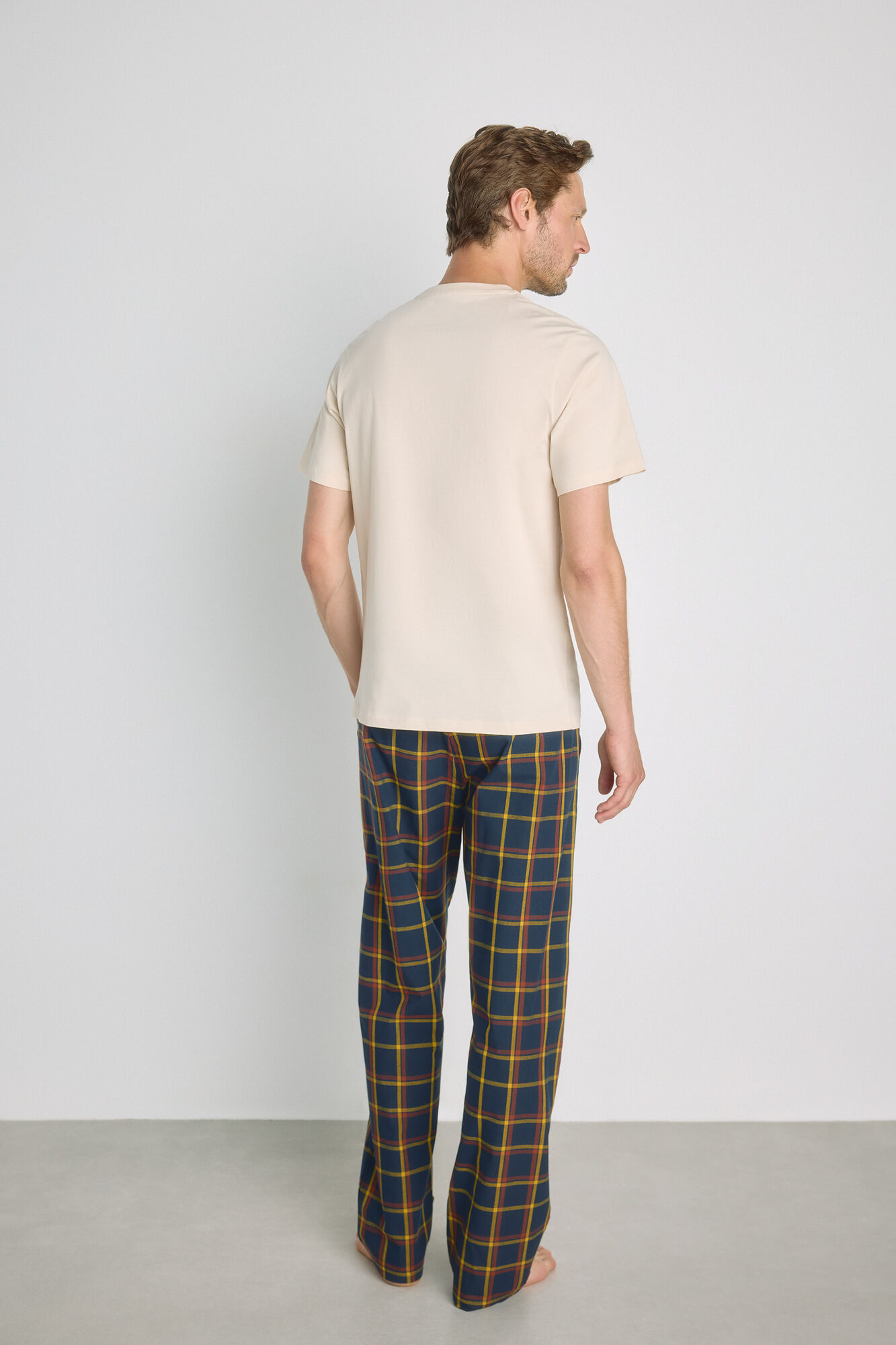 Milano Pijama de punto y tela Beige