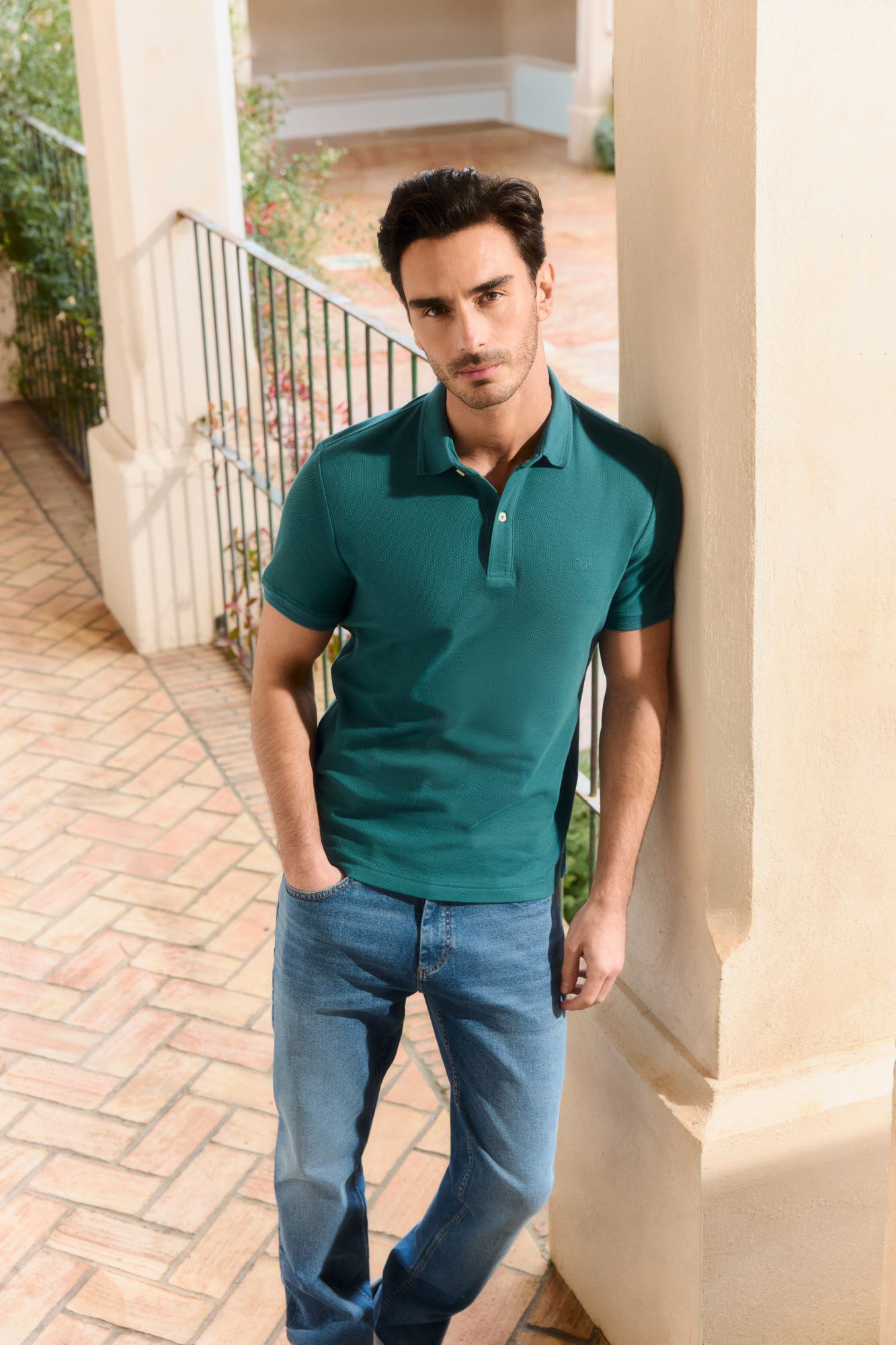 Milano Polo manga corta