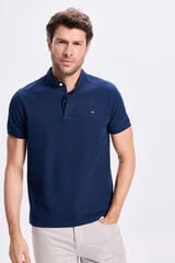 Milano Polo Mao Oxford Navy