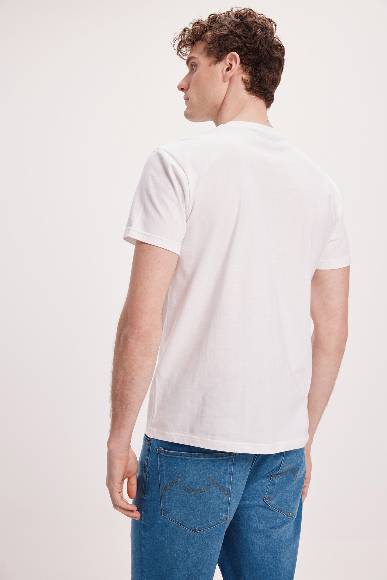 Milano Camiseta Estampada Marfil