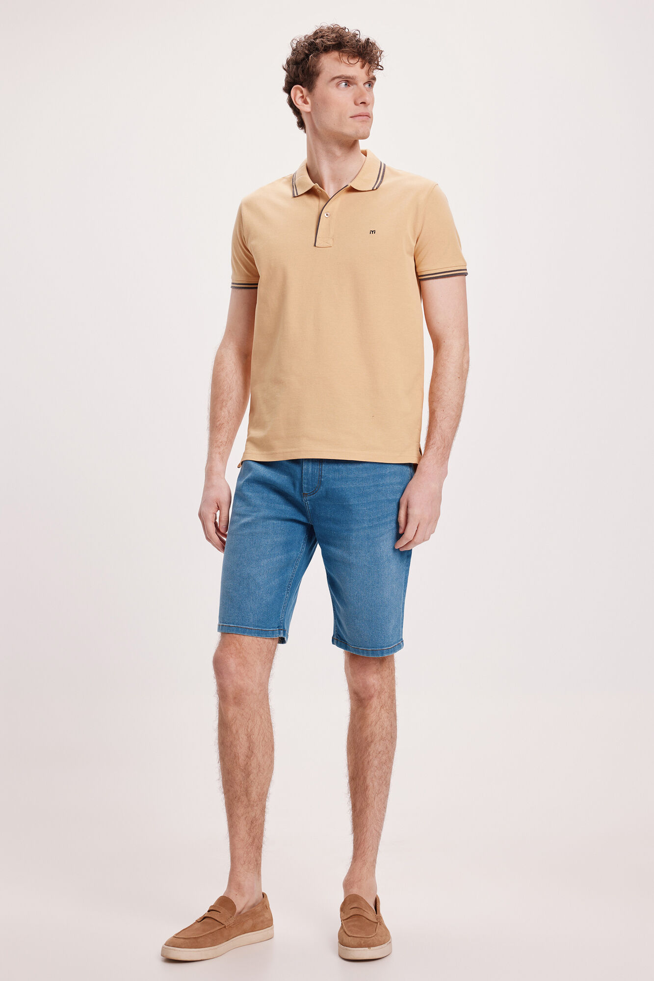 Milano Polo Tips Dorado/ Mostaza