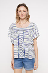 Fifty Outlet Lotus blouse Azul